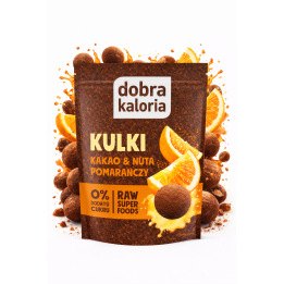 Dobra Kaloria kulki mocy kakao z pomarańczą bez dodatku cukru 65 g