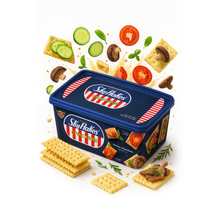 Sky Flakes krakersy 800g chrupiące lekkie do serów past i zup na imprezy AMKadasd