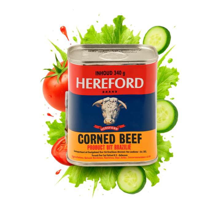 Wołowina Konserwa wołowa Hereford 340g Corned Beef mięso premium AMK