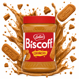 Lotus Biscoff Crunchy Krem z Karmelizowanych Ciastek 380 g do Smarowania