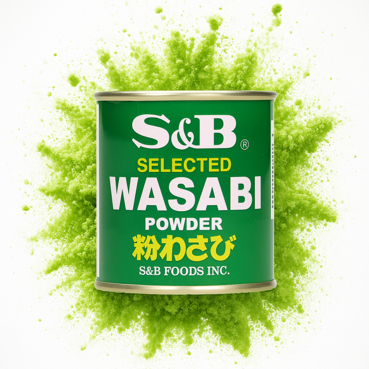 Proszek Wasabi S&B Kona 30g – japoński chrzan do sushi, intensywny smakAMK