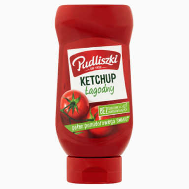Ketchup łagodny pomidorowy Pudliszki naturalny smak...