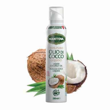 Olej kokosowy NATURALNY 100% w sprayu 200 ml Spray...