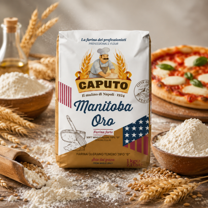 Manitoba Oro Caputo 1kg – mąka pszenna typ 0, włoska do wypieków