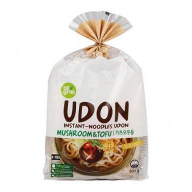 Makaron instant Udon z grzybami i tofu danie gotowe...