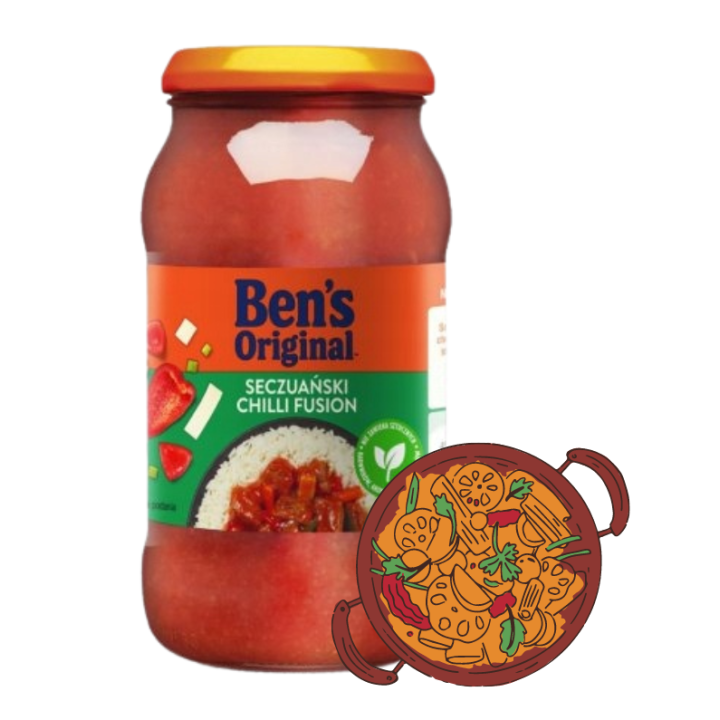 Sos seczuański chilli fusion 400 g Sos do dań gotowych Ben's original/.AMK