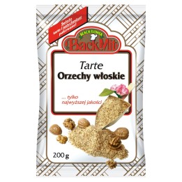 Orzechy Włoskie tarte 200g Beach Flower dodatek do ciast wypiekówAMK