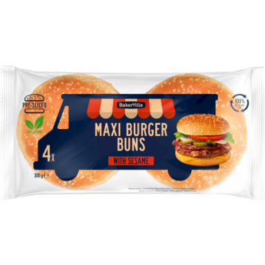 ,Bułka Maxi hamburgerowa 5 z sezamem Food Truckowe...