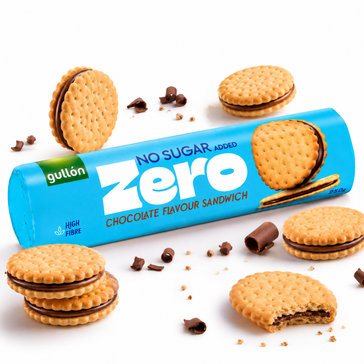 GULLON Ciastka Markizy czekoladowe bez cukru 250 g