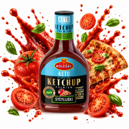 Roleski Ketchup Sycylijski KETO Do Pizzy Bez Cukru 425g  Dla Wegan