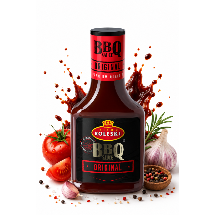 Roleski Sos BBQ Original 370g Sos Barbecue Do Grilla Burgerów  i Mięsa