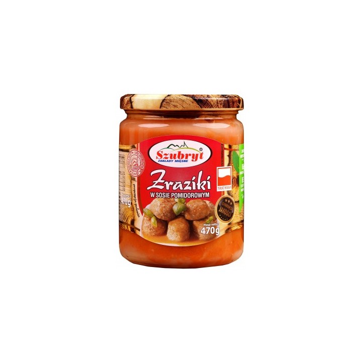,,Szubryt Zraziki w Sosie Pomidorowym 470gAMK